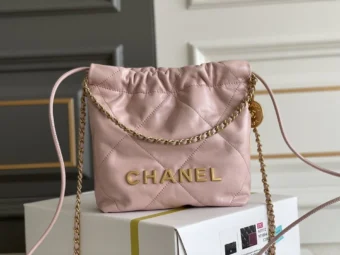 Chanel Branded Ladies Handbag 22B MINI 22S Calfskin