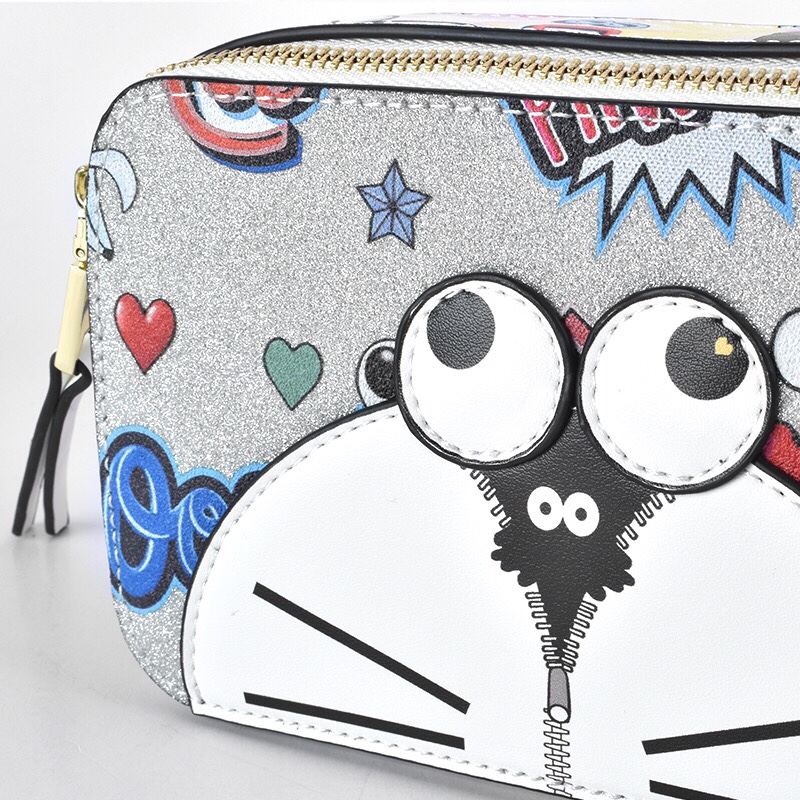 EYE THEME Women's Square Purses Shoulder Pochette - Mini Designer Purses - 3